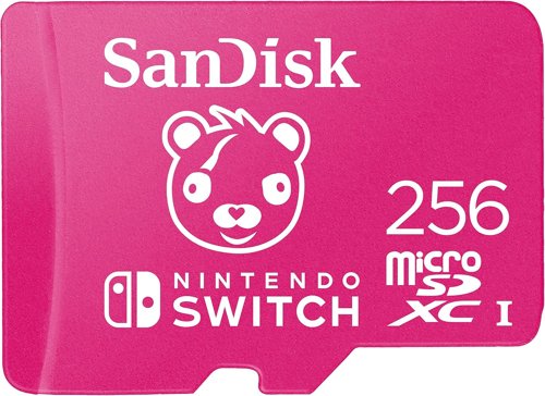 Sandisk NINTENDO MicroSD UHSI Card Fortnite Edition Cuddle Team 256GB SDSQXAO-256G-GN6