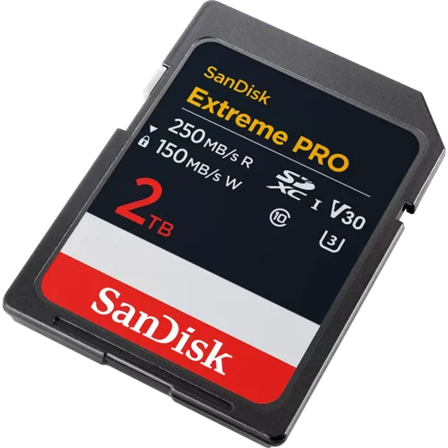 Sandisk Extreme PRO SDXC UHSI Card 2TB SDSDXXD-2T00-GN4