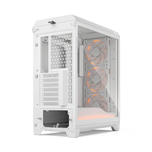 Fractal Design Meshify 3 Ambience Pro RGB White Tempered Glass Clear Tint Gaming PC Case