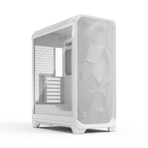 Fractal Design Meshify 3 White Tempered Glass Clear Tint Gaming PC Case