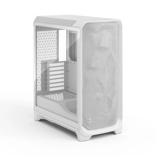 Fractal Design Meshify 3 White Tempered Glass Clear Tint Gaming PC Case