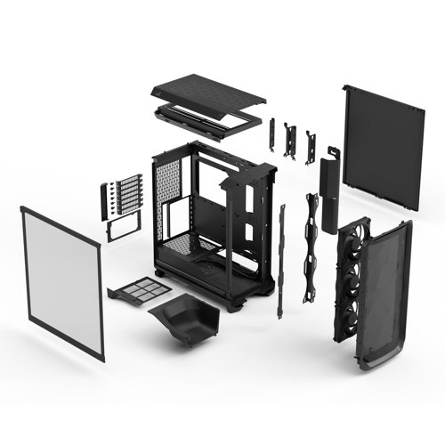 Fractal Design Meshify 3 Black Tempered Glass Light Tint Gaming PC Case