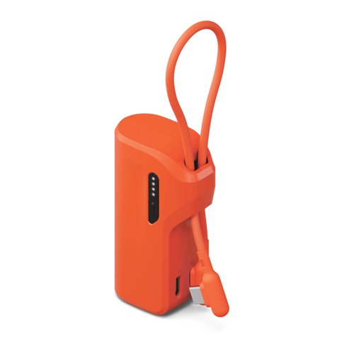 Cygnett Thumboost 5000 mAh Power Bank with USB-C Cable - Active Sunrise