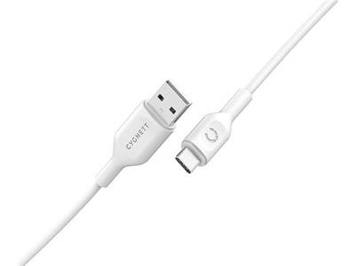 Cygnett Essentials 2.2m USB-C to USB-A White Cable