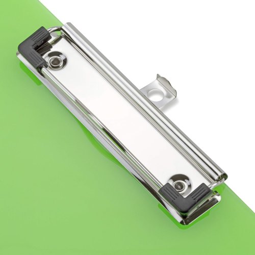 Rapesco Frosted Transparent Clipboard A4 Green - 1823