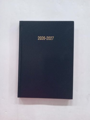 ValueX Academic A4 Mid Year Hardback Week To View Diary with Ribbon Marker 2026/2027 Blue - A43E Blue