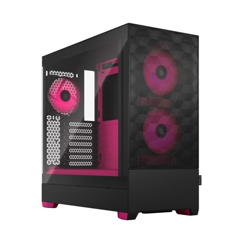 Fractal Design Pop Air RGB Magenta Core Mid Tower Tempered Glass PC Case