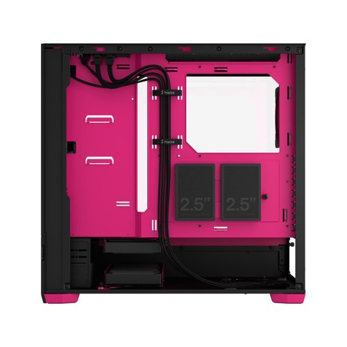 Fractal Design Pop Air RGB Magenta Core Mid Tower Tempered Glass PC Case
