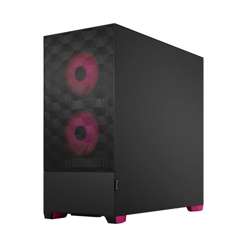 Fractal Design Pop Air RGB Magenta Core Mid Tower Tempered Glass PC Case