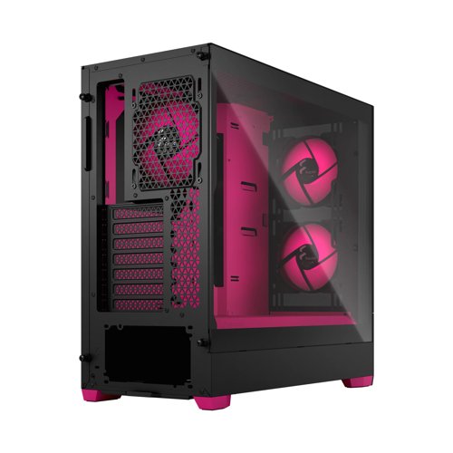 Fractal Design Pop Air RGB Magenta Core Mid Tower Tempered Glass PC Case