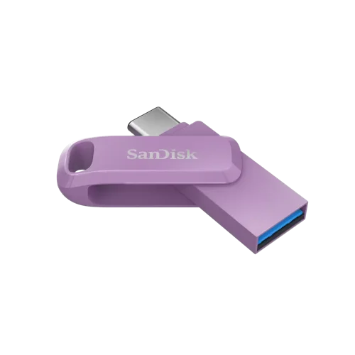 Sandisk Ultra Dual Drive Go USB 128GB USB Type-A / USB Type-C 3.2 Gen 1 (3.1 Gen 1) 400 MB/s Swivel Lavender SDDDC3-128G-G46L
