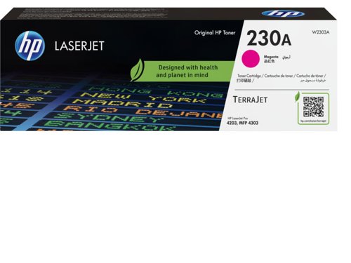 HP W2303A/230A Toner Cartridge Magenta 1.800 Pages ISO/IEC 19798 for HP CLJ Pro 4203