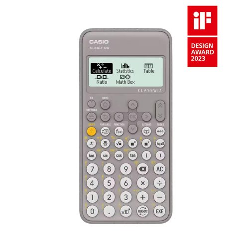 Calculators Casio FX-83GTCW+ Scientific Calculator Grey