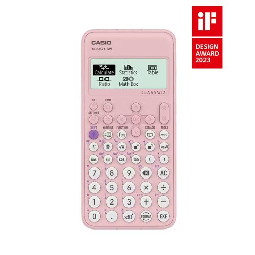 Calculators Casio FX-83GTCW+ Scientific Calculator Pink
