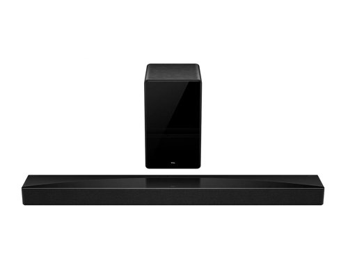 TCL Q75 5.1.2 Channel Soundbar with Dolby Atmos; Ray Danz Technology and Wireless Subwoofwer