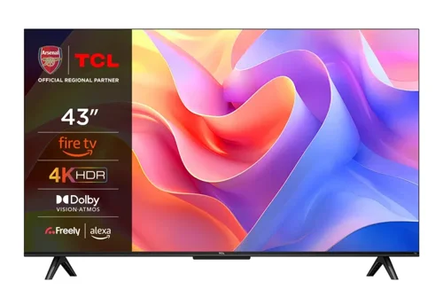 TCL PF650K 43 Inch 3840 x 2160 Pixels 4K Ultra HD HDR PRO HDMI USB Fire Smart TV