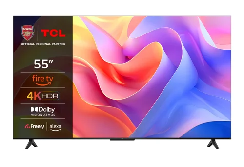 TCL PF650K 55 Inch 3840 x 2160 Pixels 4K Ultra HD HDR PRO HDMI USB Fire Smart TV