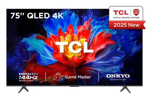 TCL P8K 75 Inch 3840 x 2160 Pixels 4K Ultra HD HDR HDMI USB QLED Smart TV