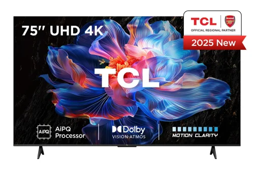 TCL V6C 75 Inch 3840 x 2160 Pixels 4K Ultra HD HDR HDMI USB Direct LED Smart TV