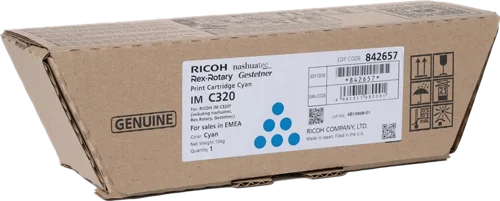 OEM Ricoh 842657 IMC320 Cyan Toner 10K pages