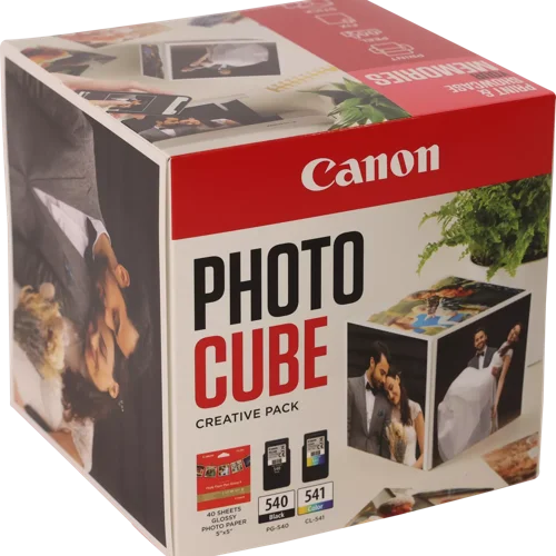 Canon 5X5 Photo Paper PP-201 40Sheets + Black 5225B016