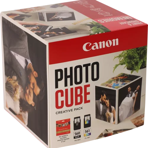 Canon 5X5 Photo Paper PP-201 40Sheets + Black 3713C011