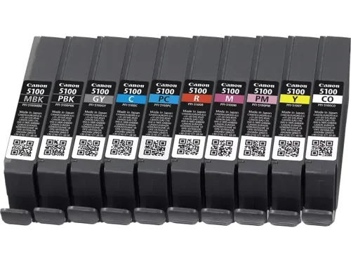 Canon PFi-5100 MBK/PBK/C/M/Y PC/PM/R/GY/CO Multi Pack 6951C009