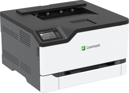 LEX40N9343 | Give every small workgroup bold, consistent colour output with the compact, lightweight Lexmark C2326. Built for reliability, performance and security, it offers lifetime imaging components, output at up to 24 ppm* and Lexmark’s exclusive full-spectrum security.?With?replacement?Unison™?toner yields of up to 5,500/6,000 mono/colour pages**?plus?media?input expandable up to?751 pages,?you can print?more?and stop less.?Support networked or mobile users with USB, Gigabit Ethernet or Wi-Fi, and take control with a 7.2 cm?colour touch screen, featuring built-in cloud connectors for Box, DropBox, Google Drive and Microsoft OneDrive.