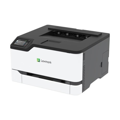LEX40N9343 | Give every small workgroup bold, consistent colour output with the compact, lightweight Lexmark C2326. Built for reliability, performance and security, it offers lifetime imaging components, output at up to 24 ppm* and Lexmark’s exclusive full-spectrum security.?With?replacement?Unison™?toner yields of up to 5,500/6,000 mono/colour pages**?plus?media?input expandable up to?751 pages,?you can print?more?and stop less.?Support networked or mobile users with USB, Gigabit Ethernet or Wi-Fi, and take control with a 7.2 cm?colour touch screen, featuring built-in cloud connectors for Box, DropBox, Google Drive and Microsoft OneDrive.