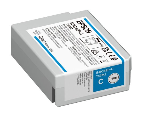 Epson C13T52M240/SJIC-42-P-C Ink Cartridge Cyan 50ml For Epson CW C 4000 Bk/Mk