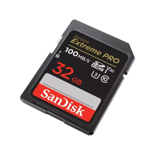 SDSDXXOCNN032G | Our most powerful SD UHS-I memory card yet delivers performance that elevates your creativity. With shot speeds of up to 140MB/s and UHS speed Class 3 (U3) recording, you’re ready to capture stunning high-resolution, stutter-free 4K UHD video. And, because your pace doesn’t let up after the shots are in, it delivers up to 200MB/s transfer speeds for a faster postproduction workflow. Plus, it’s built to withstand weather, water, shocks and other less-than-ideal conditions so you can rest assured that it’s good to go wherever your work takes you.