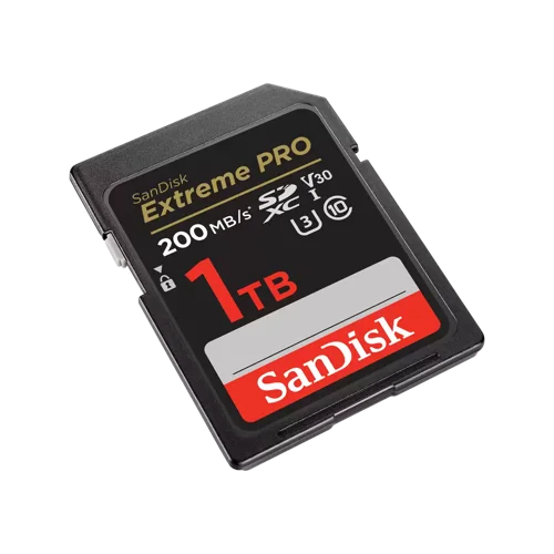 SDSDXXJ1T00 | Our most powerful SD UHS-I memory card yet delivers performance that elevates your creativity. With shot speeds of up to 140MB/s and UHS speed Class 3 (U3) recording, you’re ready to capture stunning high-resolution, stutter-free 4K UHD video1. And, because your pace doesn’t let up after the shots are in, it delivers up to 200MB/s transfer speeds for a faster postproduction workflow. Plus, it’s built to withstand weather, water, shocks and other less-than-ideal conditions so you can rest assured that it’s good to go wherever your work takes you.