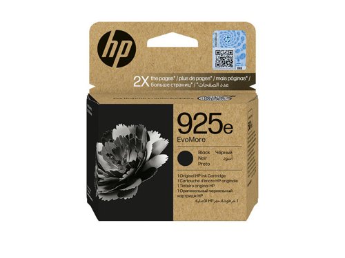 HP 925e EvoMore Black Ink 4K0W3PE