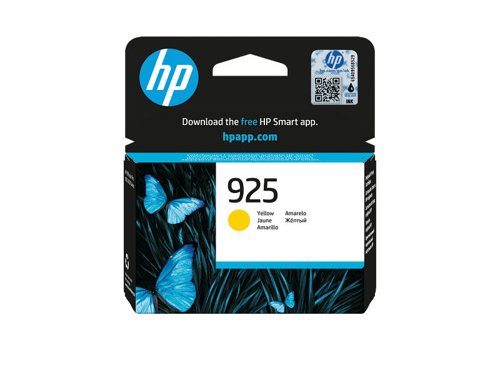 HP 925 Yellow Ink Cartridge 4K0V8PE