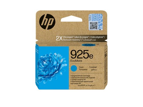 HP 925e EvoMore Cyan Ink 4K0W0PE