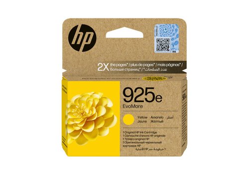 HP 925e EvoMore Yellow Ink 4K0W2PE