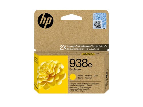 HP 938e EvoMore Yellow Ink 4S6Y1PE