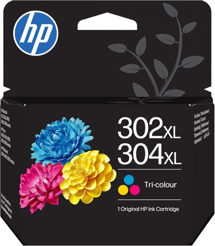 HP 302XL/304Xl Tri-Color Ink Cartridge B7RT9AE