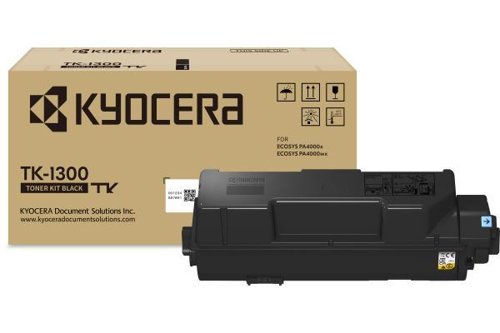 Kyocera Black Toner Cassette TK-1300 3K Pages ISO 19752 1021241