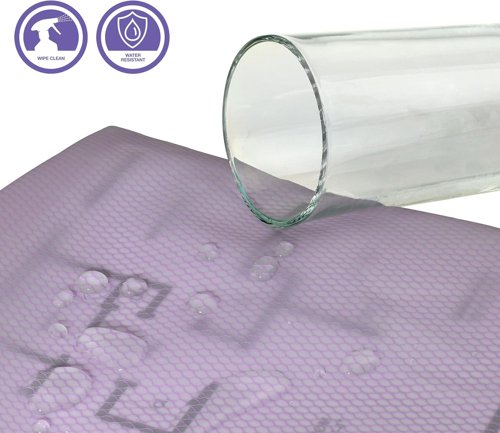 EVA Pastel Mesh HC DL Zippa Bag - Purple- 3 Bags