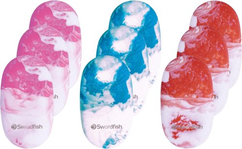 Snopake Marble Eraser Bag- 1 Bag of 9