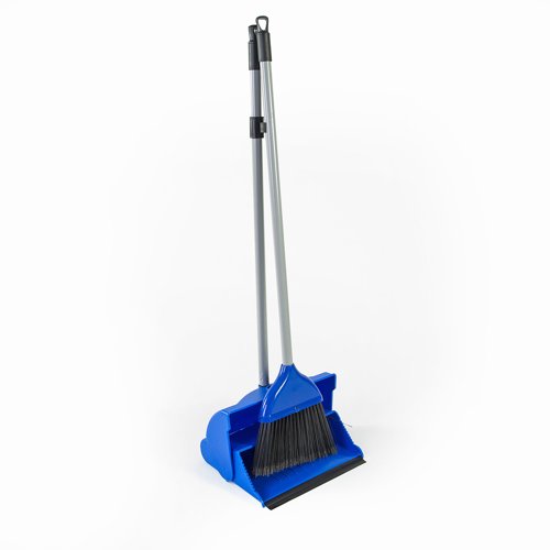 Lobby Dustpan and Brush Blue (1)