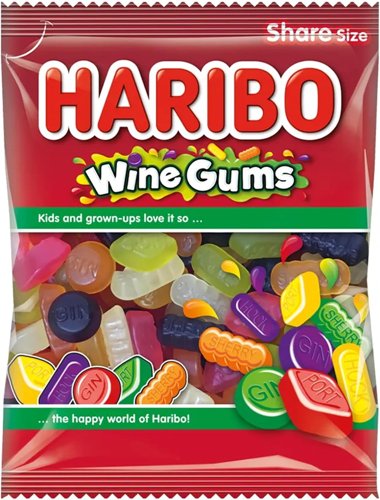 HARIBO Wine Gums 140g (12)