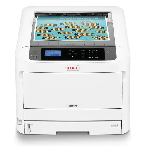 OKI9006251 | Easy-to-use with sharp high-quality 1200 x 1200 dpi High Definition Colour printing and super-fast print speeds. The flexible high-capacity ultra-compact C844 is eco-friendly thanks to OKI’s fast fuse technology and delivers superb results on an unrivalled range of media from A6 to 1.3m and up to 256gsm card – perfect for businesses printing customer facing documents in-house on demand.