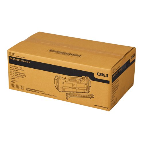 OKI9006235 | Genuine OKI Maintenance Kit (09006235) for OKI B433/B513 printers.Yield 200,000 pages (based on manufacturer estimate 5% per page coverage).Maximise the potential of your printer with genuine OKI Original consumables. Genuine OKI Original consumables should be used at all times so that your product continues to perform at the highest level and delivers the most professional, cost-effective results.The performance of all OKI products is the outcome of extensive research and testing. OKI provides excellent accessories that will help you to enhance the output of your hardware.The use of non-Original counterfeit and compatible consumables may damage your printer hardware and research data proves that non-Original consumables can result in poor quality printing – and it may invalidate your OKI warranty.