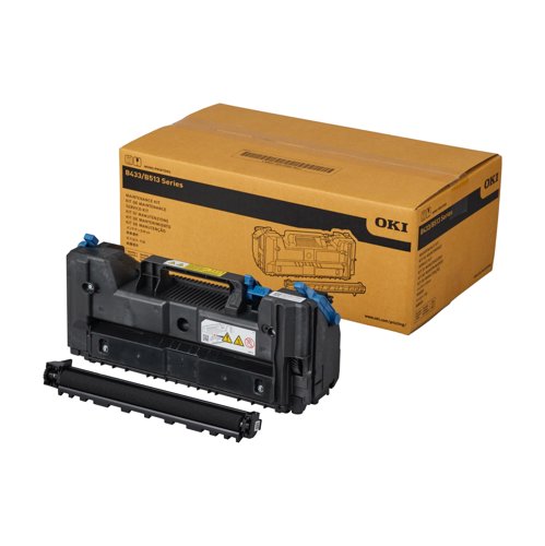 OKI9006235 | Genuine OKI Maintenance Kit (09006235) for OKI B433/B513 printers.Yield 200,000 pages (based on manufacturer estimate 5% per page coverage).Maximise the potential of your printer with genuine OKI Original consumables. Genuine OKI Original consumables should be used at all times so that your product continues to perform at the highest level and delivers the most professional, cost-effective results.The performance of all OKI products is the outcome of extensive research and testing. OKI provides excellent accessories that will help you to enhance the output of your hardware.The use of non-Original counterfeit and compatible consumables may damage your printer hardware and research data proves that non-Original consumables can result in poor quality printing – and it may invalidate your OKI warranty.