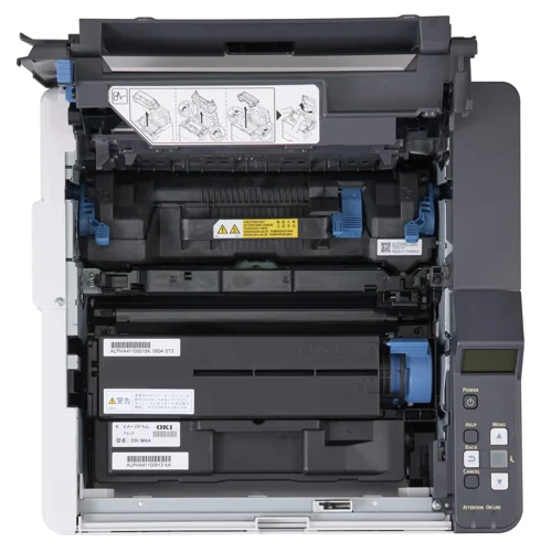OKI9006247 | The OKI B433 is a compact A4 mono printer designed for speed and low-fuss operation. Its digital LED engine outputs crisp 1200 x 1200 dpi text and graphics, while auto duplex, front-access maintenance and robust security features suit busy desks and shared spaces.Ideal for small teams that want quality mono output, simple management and scalable capacity without the footprint.