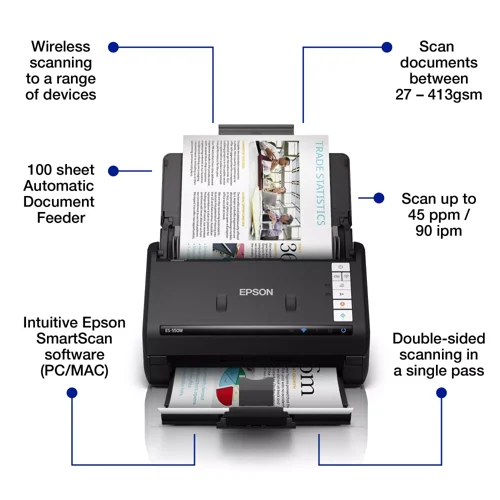 Epson Workforce Es-550W 600 Dpi X 600 Dpi B11B287401By