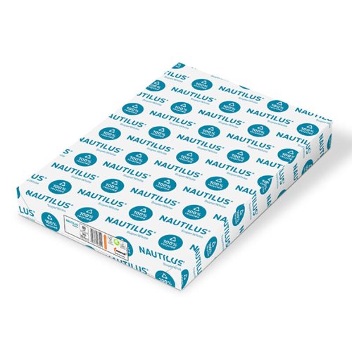 Nautilus SuperWhite 100% recycled 300gsm 720 x 1020mm B1+ long grain pac