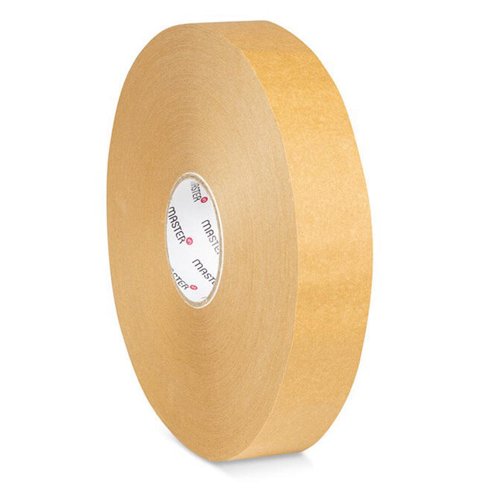 Packing Tape Master'In Performance 50mm X 500M 100Mic Low Noise Buff Without Printing Box Of 6 Rolls
